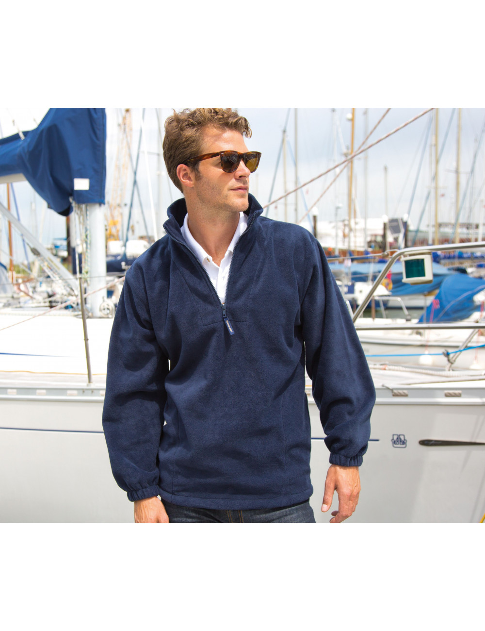 Result RS033 - veste polaire col zipp?� homme