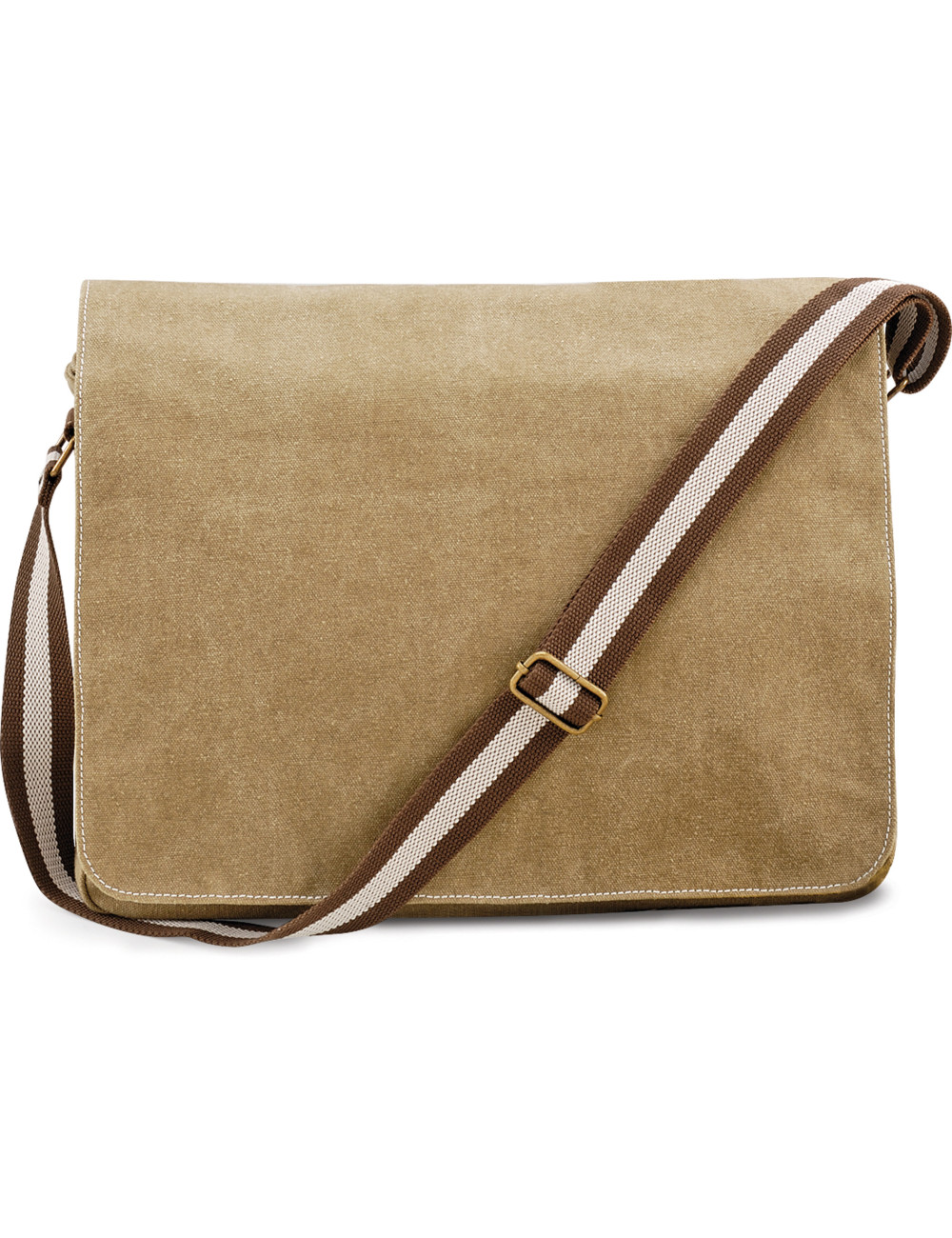 Quadra QD610 - Sac Canvas Bandoulière Taille:40x12x30cm. 14 litres Couleurs:Sahara