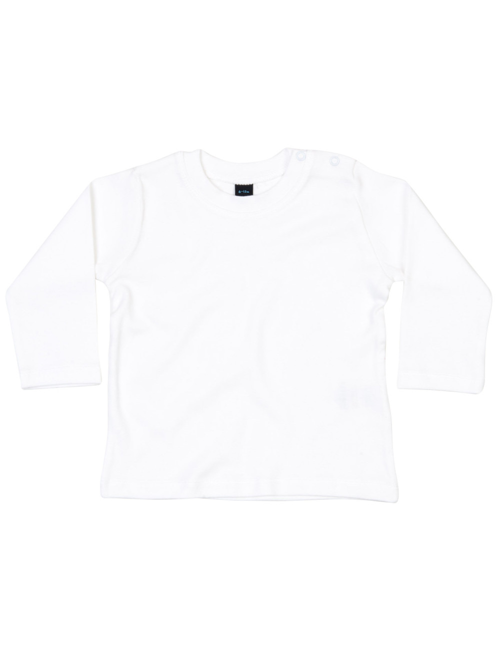 Babybugz BZ011 - T-shirt bébé à manches longues Couleurs:Blanc Babybugz BZ011 - T-shirt bébé à manches longues Couleurs:Blanc