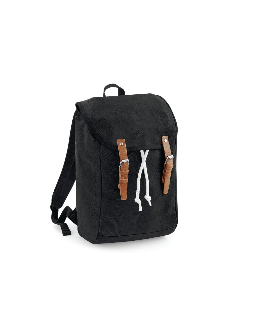 Quadra QD615 - Vintage Rucksack Size:26x16,5x45cm. 19 litres Colors:Noir