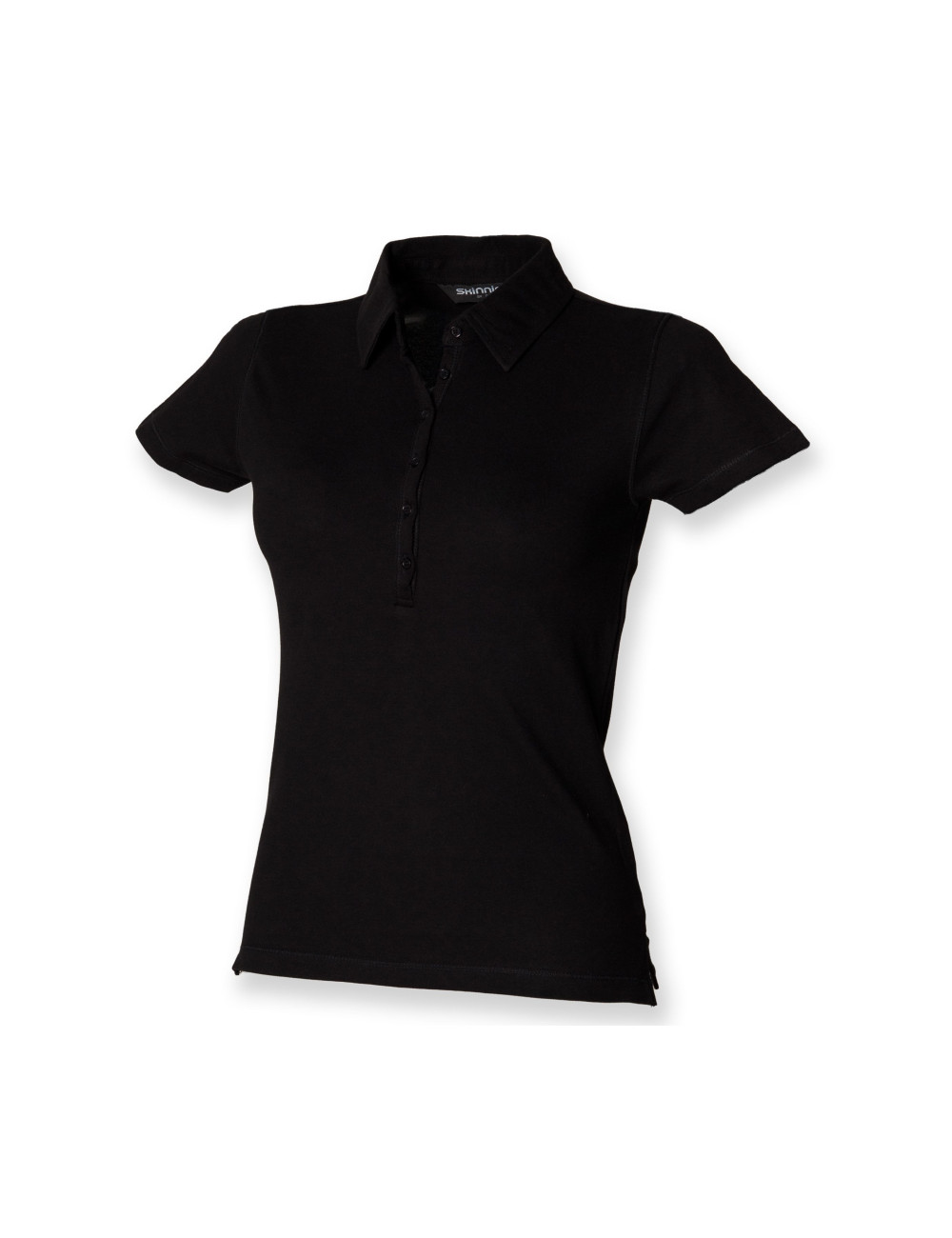 Skinnifit SK042 - Polo femme stretch  Couleurs:Noir