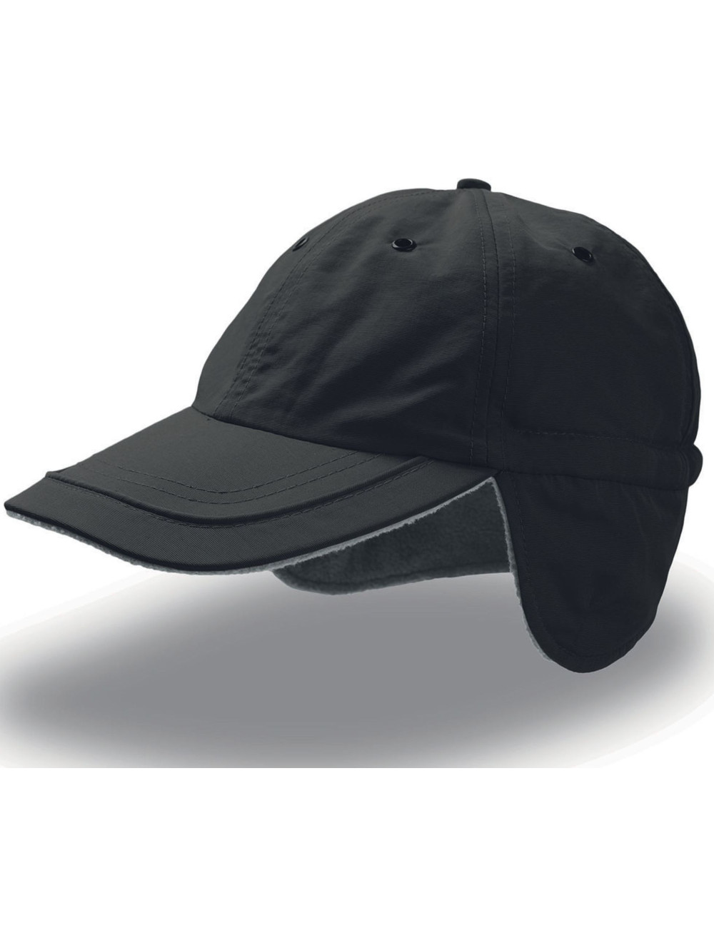 Atlantis AT120 - Casquette 6 pans hiver Taille:0 Couleurs:Noir